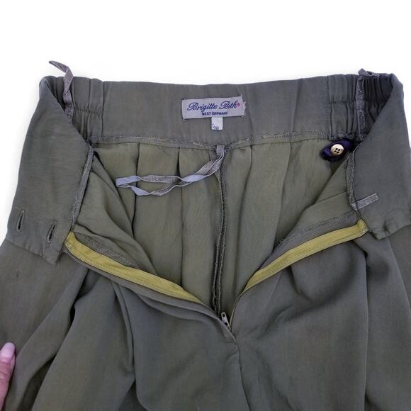 Vintage 80s BRIGITTE BOTH West Germany Wide Leg Culottes Tie Dye - EU 38 - Picture 8 of 10